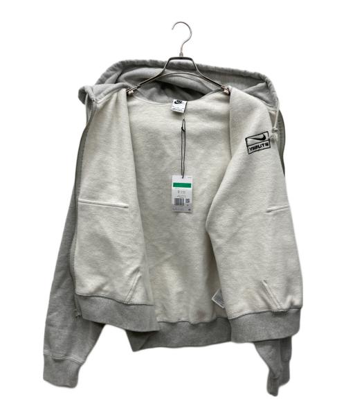 NIKE（ナイキ）NIKE (ナイキ) stussy (ステューシー) Fleece Zip Hoodie グレー サイズ:XLの古着・服飾アイテム