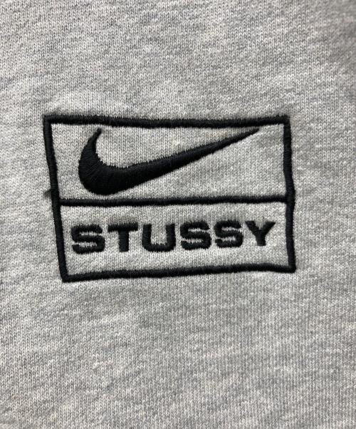 NIKE（ナイキ）NIKE (ナイキ) stussy (ステューシー) Fleece Zip Hoodie グレー サイズ:XLの古着・服飾アイテム
