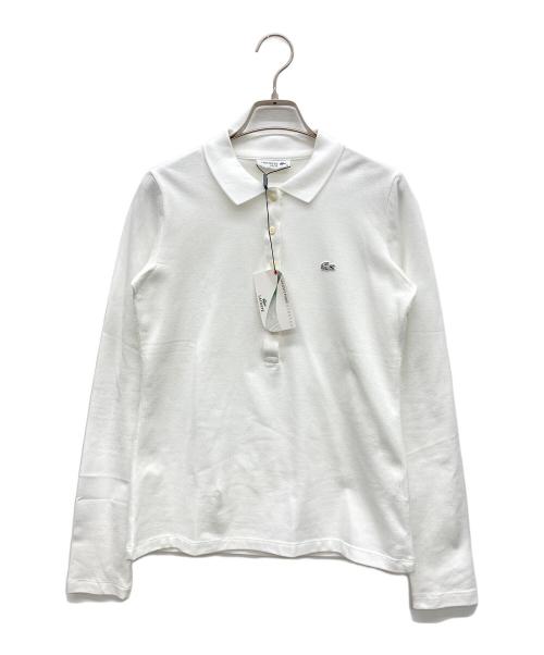 LACOSTE（ラコステ）LACOSTE (ラコステ) ポロシャツ ホワイト サイズ:36の古着・服飾アイテム