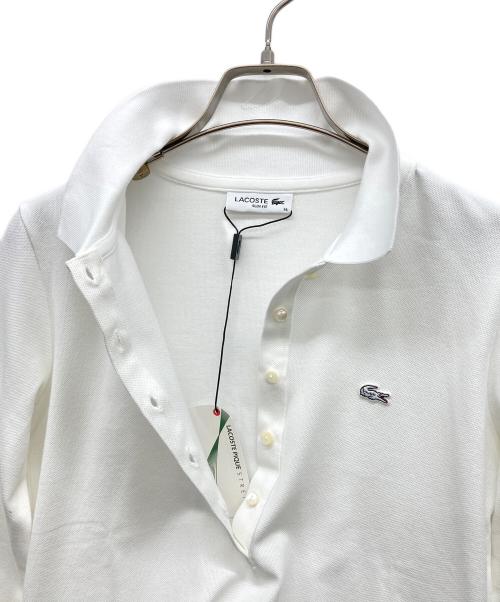 LACOSTE（ラコステ）LACOSTE (ラコステ) ポロシャツ ホワイト サイズ:36の古着・服飾アイテム