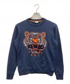 KENZOケンゾー）の古着「Tiger Sweatshir」｜ネイビー