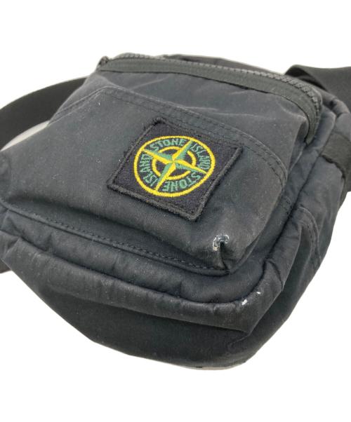 STONE ISLAND（ストーンアイランド）STONE ISLAND (ストーンアイランド) ショルダーバッグ ブラックの古着・服飾アイテム