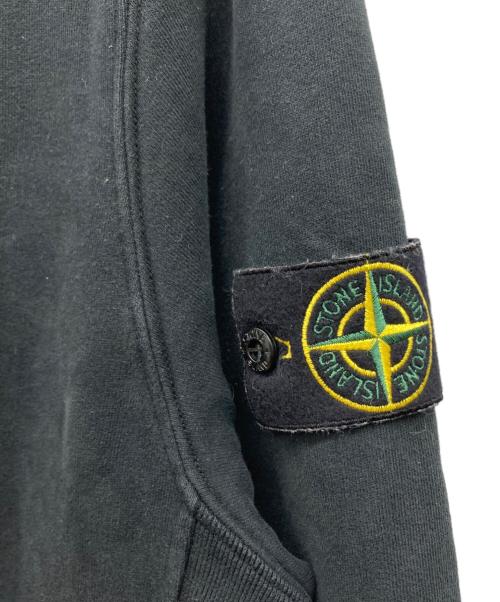 STONE ISLAND（ストーンアイランド）STONE ISLAND (ストーンアイランド) カンガルーポケット パーカー ブラック サイズ:Lの古着・服飾アイテム