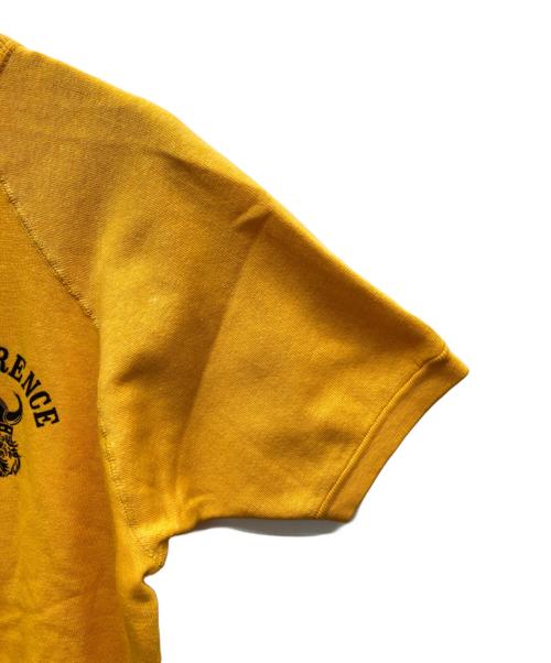 USED（ユーズド）USED (ユーズド) 60s ヴィンテージ半袖プリントスウェット イエロー サイズ:不明の古着・服飾アイテム