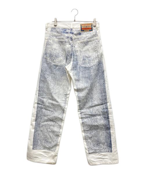 DIESEL（ディーゼル）DIESEL (ディーゼル) デニムパンツ ホワイト×インディゴ サイズ:W28の古着・服飾アイテム