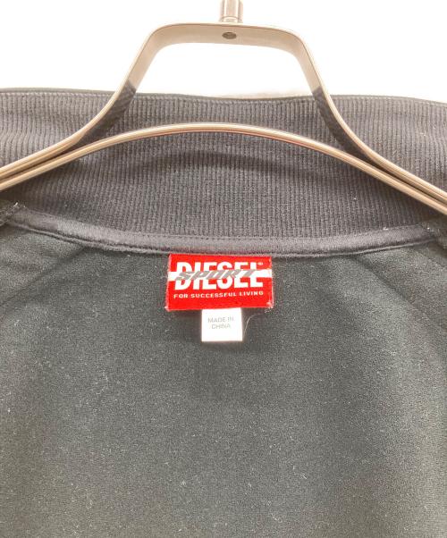 DIESEL（ディーゼル）DIESEL (ディーゼル) ロゴラインジャージ ブラック サイズ:Lの古着・服飾アイテム