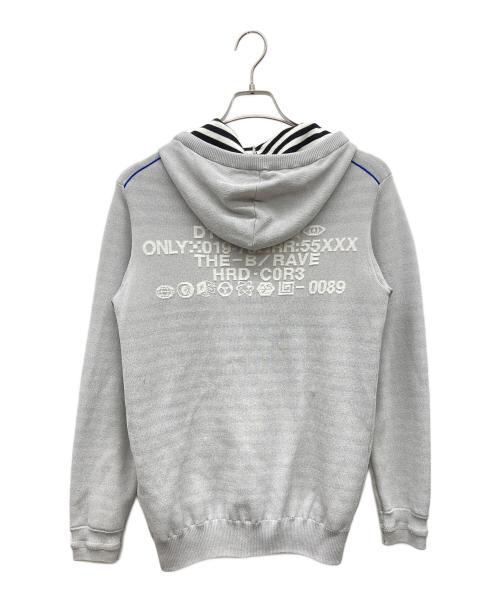 DIESEL（ディーゼル）DIESEL (ディーゼル) ジップアップスウェットパーカー グレー サイズ:XS 170/88Aの古着・服飾アイテム