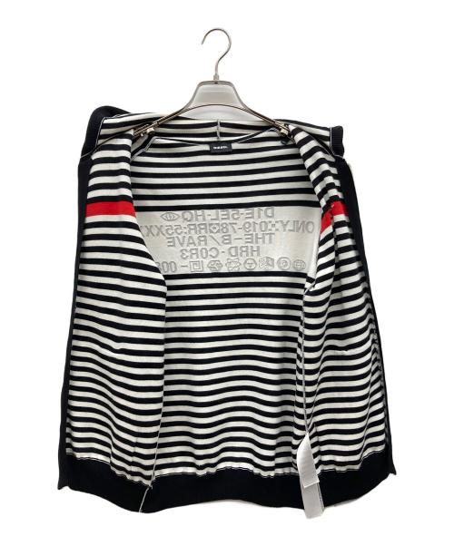 DIESEL（ディーゼル）DIESEL (ディーゼル) ジップアップスウェットパーカー グレー サイズ:XS 170/88Aの古着・服飾アイテム