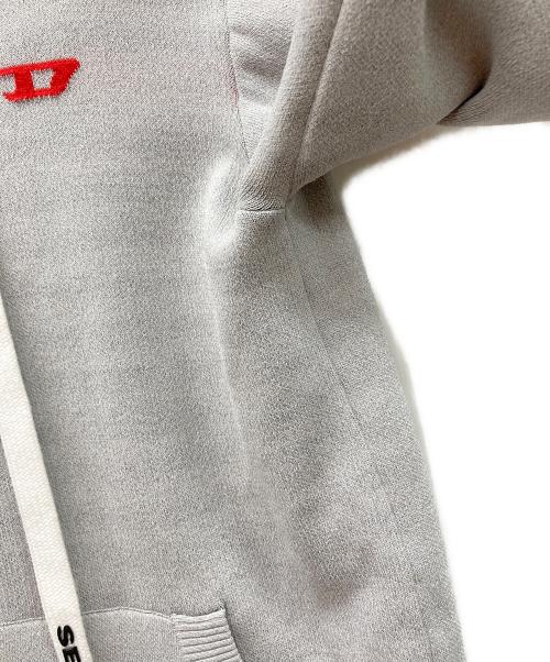 DIESEL（ディーゼル）DIESEL (ディーゼル) ジップアップスウェットパーカー グレー サイズ:XS 170/88Aの古着・服飾アイテム