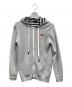 DIESEL（ディーゼル）の古着「ジップアップスウェットパーカー」｜グレー