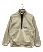 Patagoniaパタゴニア）の古着「ハーフジップフリースジャケット」｜ベージュ