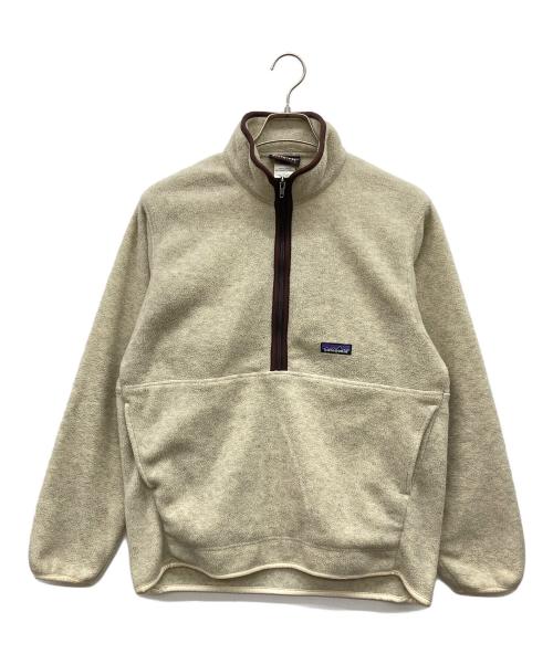 Patagonia（パタゴニア）Patagonia (パタゴニア) ハーフジップフリースジャケット ベージュ サイズ:Mの古着・服飾アイテム