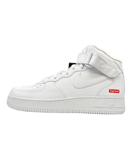 NIKE（ナイキ）NIKE (ナイキ) Supreme (シュプリーム) AIR FORCE1 MID ホワイト サイズ:US9.5の古着・服飾アイテム