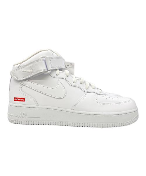 NIKE（ナイキ）NIKE (ナイキ) Supreme (シュプリーム) AIR FORCE1 MID ホワイト サイズ:US9.5の古着・服飾アイテム