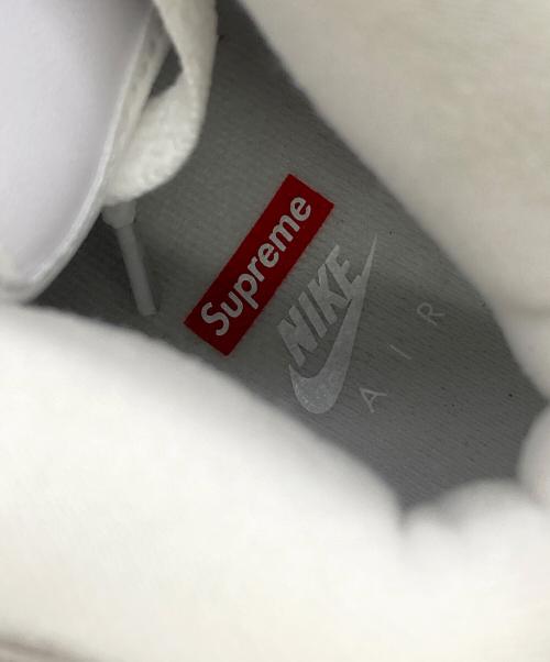 NIKE（ナイキ）NIKE (ナイキ) Supreme (シュプリーム) AIR FORCE1 MID ホワイト サイズ:US9.5の古着・服飾アイテム