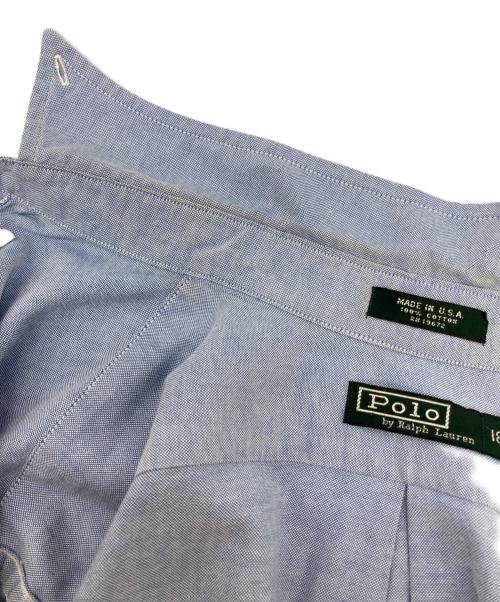 POLO RALPH LAUREN（ポロ・ラルフローレン）POLO RALPH LAUREN (ポロ・ラルフローレン) 長袖BDシャツ スカイブルー サイズ:18の古着・服飾アイテム