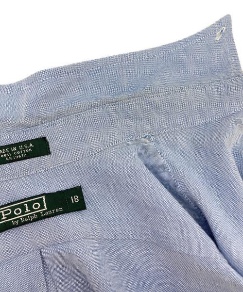 POLO RALPH LAUREN（ポロ・ラルフローレン）POLO RALPH LAUREN (ポロ・ラルフローレン) 長袖BDシャツ スカイブルー サイズ:18の古着・服飾アイテム