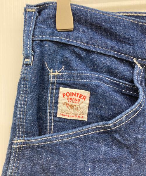 Pointer（ポインター）POINTER (ポインター) ペインターデニムパンツ インディゴ サイズ:W32×L32の古着・服飾アイテム