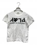 PLAY COMME des GARCONSプレイコムデギャルソン）の古着「プリントTシャツ」｜ホワイト