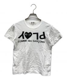 PLAY COMME des GARCONS（プレイコムデギャルソン）の古着「プリントTシャツ」｜ホワイト