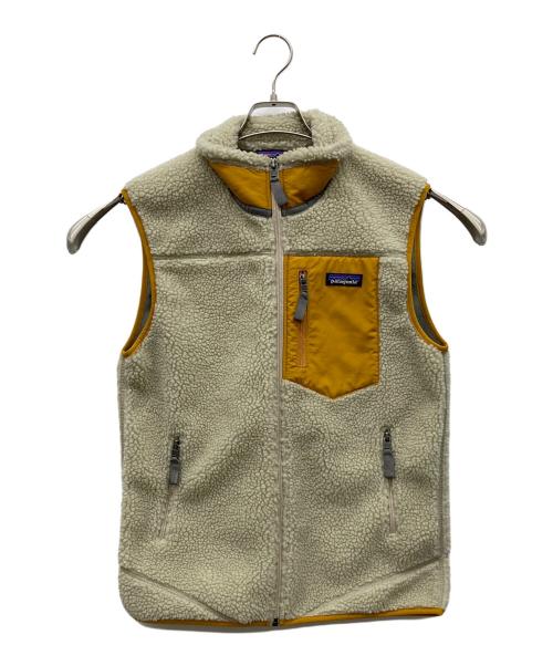 Patagonia（パタゴニア）Patagonia (パタゴニア) フリースベスト アイボリー サイズ:Sの古着・服飾アイテム