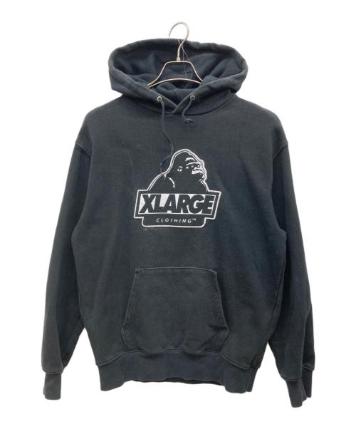 X-LARGE（エクストララージ）X-LARGE (エクストララージ) SLANTED OG Patch Hoodie ブラック サイズ:Mの古着・服飾アイテム