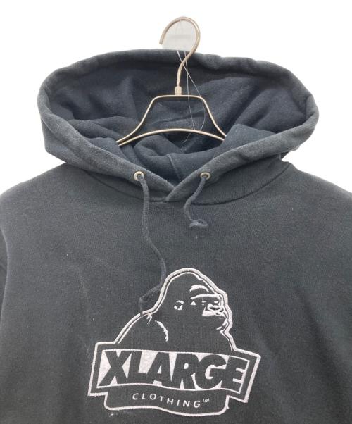 X-LARGE（エクストララージ）X-LARGE (エクストララージ) SLANTED OG Patch Hoodie ブラック サイズ:Mの古着・服飾アイテム