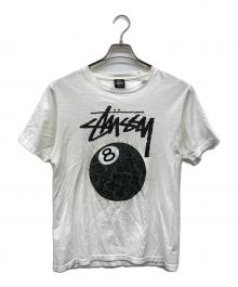 stussy（ステューシー）の古着「8ボールプリントTシャツ」｜ホワイト