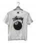 stussy（ステューシー）の古着「8ボールプリントTシャツ」｜ホワイト