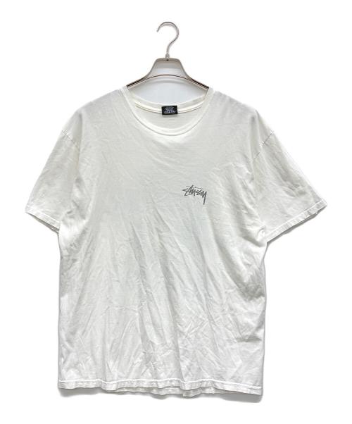stussy（ステューシー）stussy (ステューシー) ドラゴンプリントTシャツ ホワイト サイズ:Lの古着・服飾アイテム