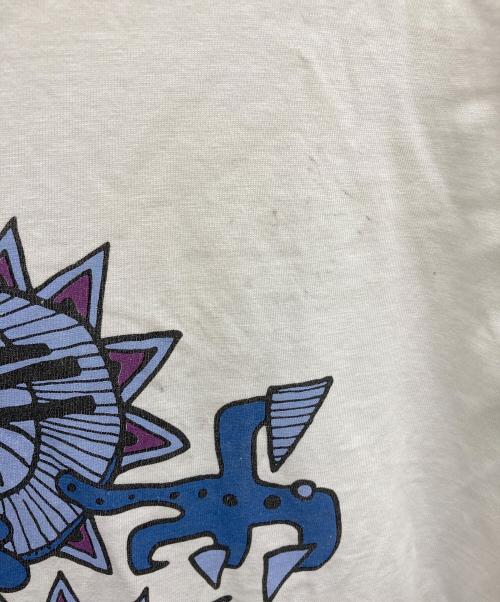 stussy（ステューシー）stussy (ステューシー) ドラゴンプリントTシャツ ホワイト サイズ:Lの古着・服飾アイテム