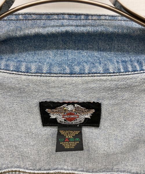 HARLEY-DAVIDSON（ハーレーダビッドソン）HARLEY-DAVIDSON (ハーレーダビッドソン) デニムジャケット インディゴ サイズ:XXLの古着・服飾アイテム