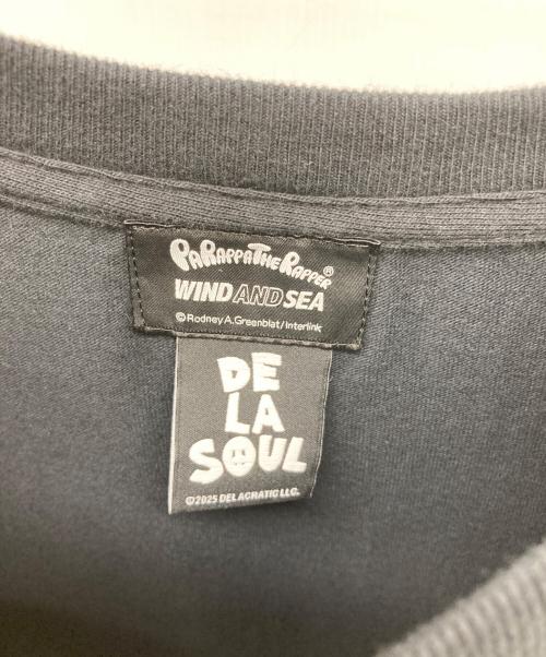 WIND AND SEA（ウィンダンシー）WIND AND SEA (ウィンダンシー) コラボ長袖Tシャツ ブラック サイズ:Sの古着・服飾アイテム