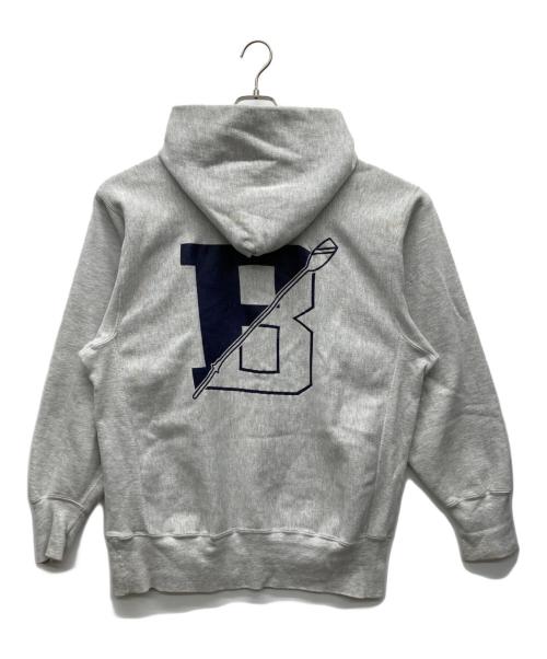 Champion REVERSE WEAVE（チャンピオン リバース ウィーブ）Champion REVERSE WEAVE (チャンピオン リバース ウィーブ) リバースウィーブスウェットパーカー グレー サイズ:X-LARGEの古着・服飾アイテム