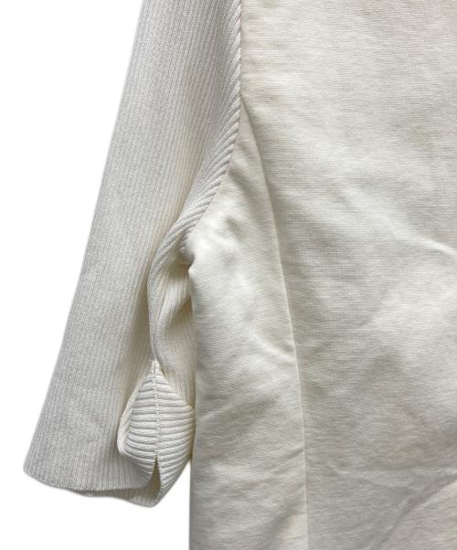 MaxMara（マックスマーラ）MaxMara (マックスマーラ) 切替ジップアップジャケット ホワイト サイズ:Sの古着・服飾アイテム