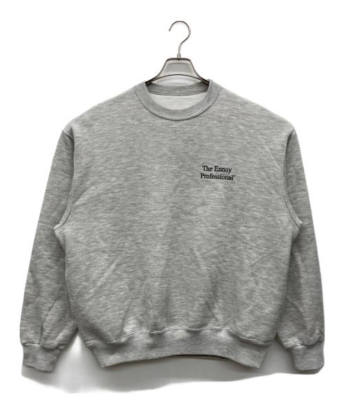 The Ennnoy Professional（ザ エンノイ プロフェッショナル）The Ennnoy Professional (ザ エンノイ プロフェッショナル) CREW SWEAT グレー サイズ:Lの古着・服飾アイテム