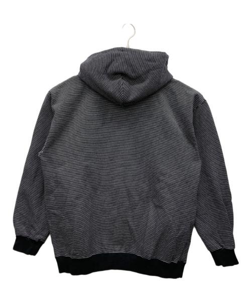 The Ennnoy Professional（ザ エンノイ プロフェッショナル）The Ennnoy Professional (ザ エンノイ プロフェッショナル) Border Hoodie Sweat ブラック サイズ:Lの古着・服飾アイテム