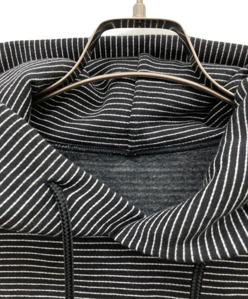 The Ennnoy Professional（ザ エンノイ プロフェッショナル）The Ennnoy Professional (ザ エンノイ プロフェッショナル) Border Hoodie Sweat ブラック サイズ:Lの古着・服飾アイテム