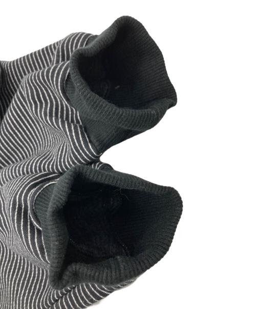 The Ennnoy Professional（ザ エンノイ プロフェッショナル）The Ennnoy Professional (ザ エンノイ プロフェッショナル) Border Hoodie Sweat ブラック サイズ:Lの古着・服飾アイテム