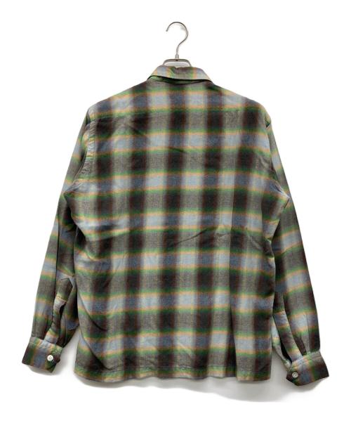 Lanerossi（ラネロッシ）Lanerossi (ラネロッシ) オンブレチェックシャツ マルチカラー サイズ:Mの古着・服飾アイテム