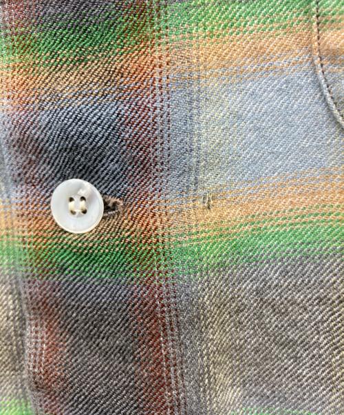 Lanerossi（ラネロッシ）Lanerossi (ラネロッシ) オンブレチェックシャツ マルチカラー サイズ:Mの古着・服飾アイテム