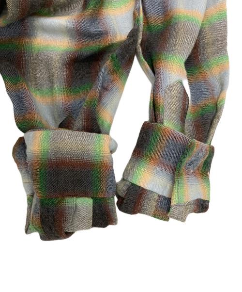 Lanerossi（ラネロッシ）Lanerossi (ラネロッシ) オンブレチェックシャツ マルチカラー サイズ:Mの古着・服飾アイテム