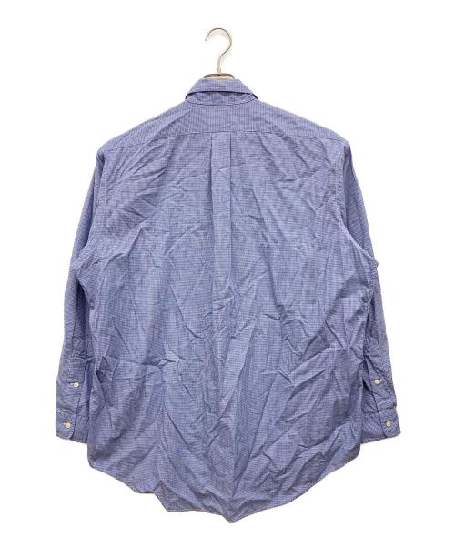 POLO RALPH LAUREN（ポロ・ラルフローレン）POLO RALPH LAUREN (ポロ・ラルフローレン) 90s チェックシャツ YARMOUTH スカイブルー サイズ:16 1/2 - 34の古着・服飾アイテム