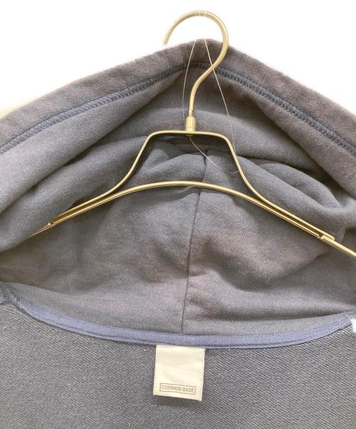 COMMON BASE（コモン ベース）COMMON BASE (コモン ベース) ジップパーカー ネイビー サイズ:Lの古着・服飾アイテム