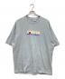 RUSSELL ATHLETIC（ラッセルアスレチック）の古着「カラーフロッキープリントTシャツ」｜スカイブルー