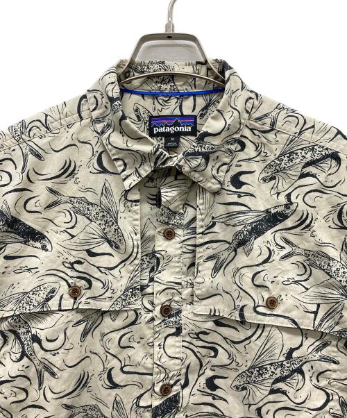Patagonia（パタゴニア）Patagonia (パタゴニア) アイランドホッパーシャツ ベージュ サイズ:Mの古着・服飾アイテム