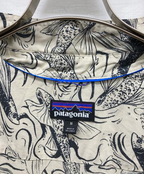 Patagonia（パタゴニア）Patagonia (パタゴニア) アイランドホッパーシャツ ベージュ サイズ:Mの古着・服飾アイテム