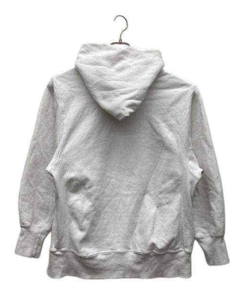 Champion（チャンピオン）Champion (チャンピオン) リバースウィーブスウェットパーカー ホワイト サイズ:LARGEの古着・服飾アイテム