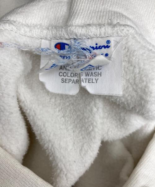 Champion（チャンピオン）Champion (チャンピオン) リバースウィーブスウェットパーカー ホワイト サイズ:LARGEの古着・服飾アイテム