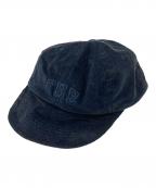 EBBETS FIELD FLANNELS×J.CREWエベッツフィールドフランネルズ×ジェイクルー）の古着「コーデュロイキャップ」｜ネイビー